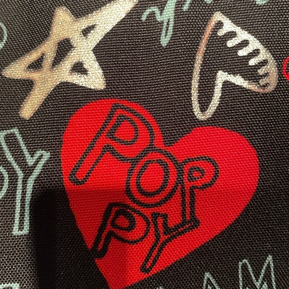 Coach Poppy Black Canvas & Bronze Metallic Leather Shoulder Bag Like New! - Picture 8 of 12